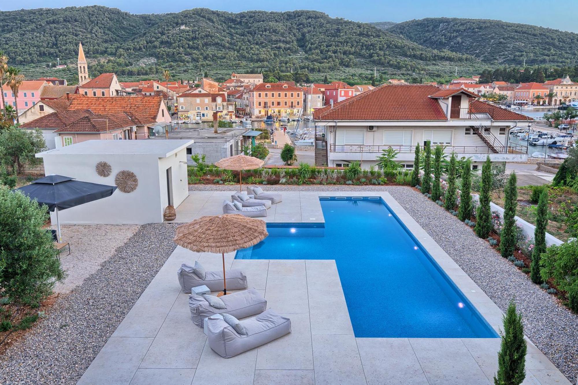 Hvar Luxury Villa And Pool With View In Heart Of Stari Grad Stari Grad  Exteriér fotografie