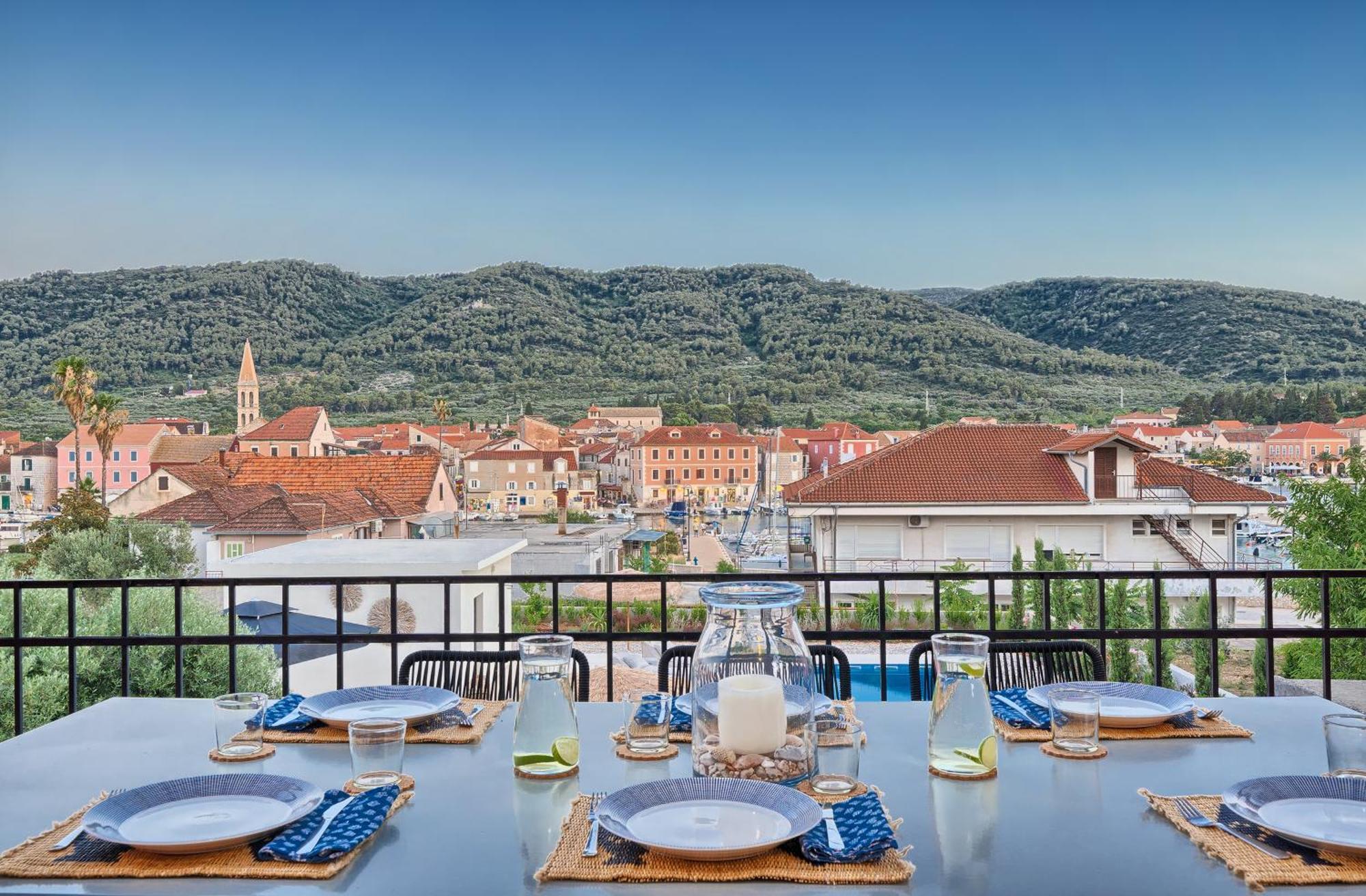 Hvar Luxury Villa And Pool With View In Heart Of Stari Grad Stari Grad  Exteriér fotografie