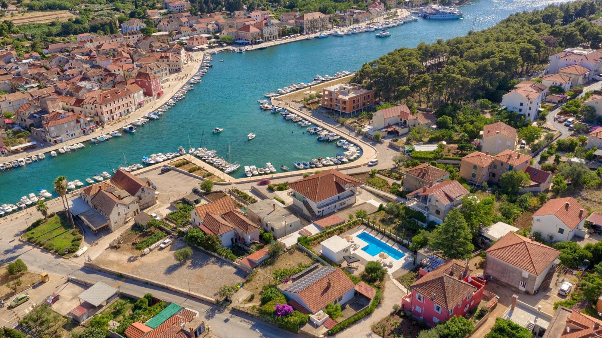 Hvar Luxury Villa And Pool With View In Heart Of Stari Grad Stari Grad  Exteriér fotografie